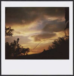 Sonnenuntergang in Puy-Saint-Martin