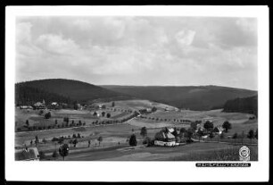 Blick auf Rehefeld im Erzgebirge