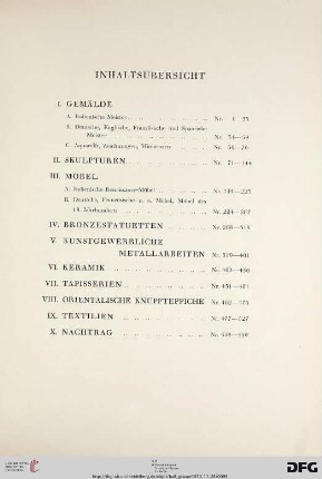 Inhaltsübersicht