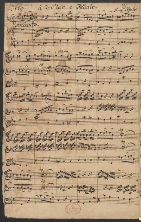Trios; org; d-Moll; Krebs-WV 440