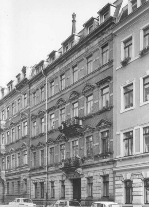Dresden-Neustadt, Martin-Luther-Straße 10. Wohnhaus (um 1890). Straßenansicht