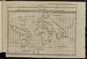 Tab. I. Tabula Exhibens Curvas Declinationum Magneficarum[...]