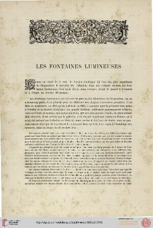 Les Fontaines lumineuses