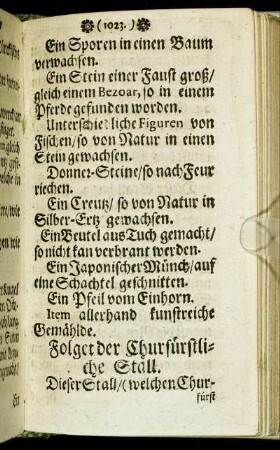 Folget der Churfürstliche Stall.