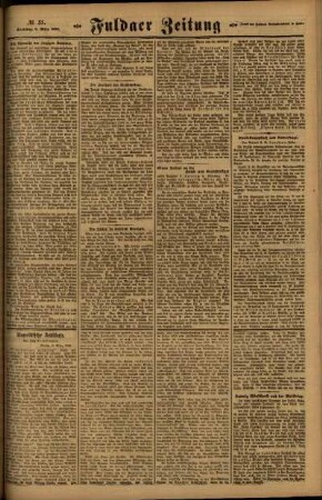 Zweite Ausgabe vom Samstag, den 06. März 1920.