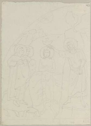 Aus dem Langschiff der oberen Kirche von San Francesco in Assisi