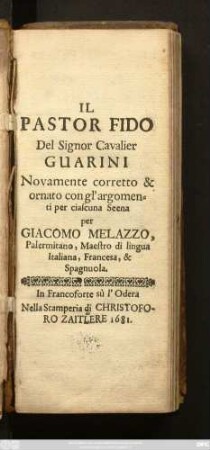 Il Pastor Fido