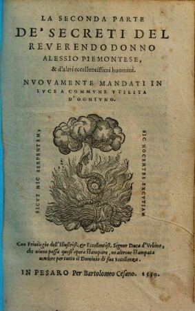 De' secreti del reverendo donno Alessio Piemontese, 2