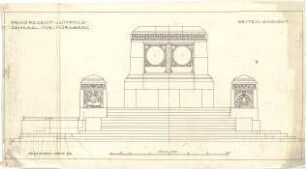 Pfann, Paul; Nürnberg; Prinzregent-Luitpold-Denkmal - Ansicht