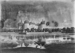 Schloss Moritzburg : Moritzburg. Blick zum Schloss Moritzburg