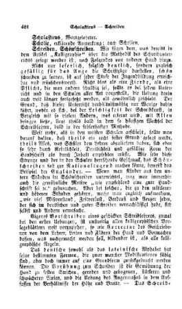 Schreiben, Schönschreiben