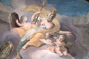 Minerva in der Waffenschmiede Vulkans