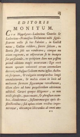 Editoris monitum.