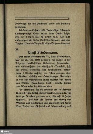 XI. Ernst Friedemann