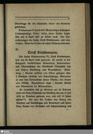 XI. Ernst Friedemann