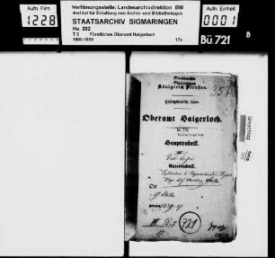 Stetten bei Haigerloch: Visitation und Reparation der Vizinalwege auf der Markung