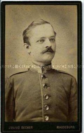 Porträt eines Soldaten, Carte de Visite
