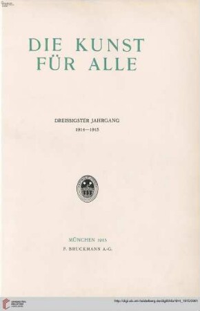 30: Die Kunst für alle: Malerei, Plastik, Graphik, Architektur