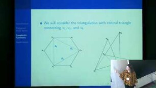 Geometry of Polygonal Knot Space