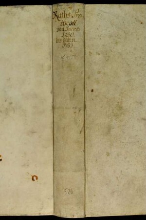 Ratsprotokolle, 1750 Juli 23. - 1751 Juli 22.