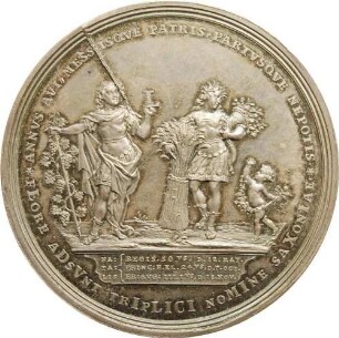 Kurfürst Friedrich August I. - 50.Gebutstag und Geburt seines 1. Enkels Friedrich August Franz Xaver