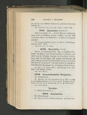1843. Jrenalethophilus Religiosus.