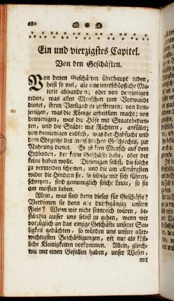 Ein und vierzigstes Capitel - Fünf und vierzigstes Capitel