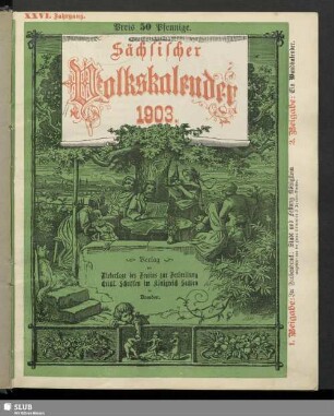 26.1903: Sächsischer Volkskalender
