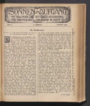 Heft 12. 17. Jahrgang. September 1915