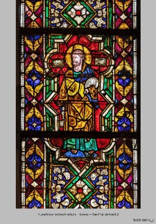 Fenster B-XIII-XV : Fenster XIV (Mitte) : Heiliger Petrus
