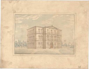 Zocher, Ernst; Architektonische Entwürfe - Perspektive