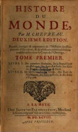 Histoire Du Monde, 1