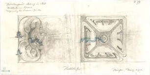 Fischer, Theodor; Kiel; Studentenheim Seeburg - Festsaal (Detail m. Schnitt)