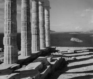 Poseidon Tempel, Kap Sounion, Griechenland, aus der Serie 'Die Welt des Tabaks'