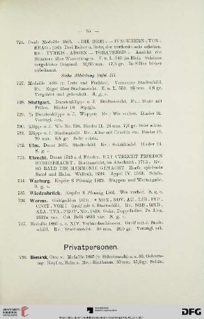 Privatpersonen (Nr. 738-746)