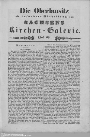 Rammenau (Fortsetzung) : 68. Lieferung