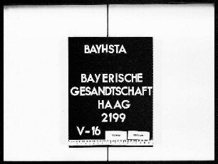 Auslösung der von Bayern in Holland verpfändeten Juwelen