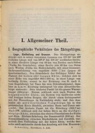 Führer durch die Rhön : nebst e. Anh. für d. Kurgäste in d. Rhönbädern Bocklet, Brückenau, Bad Kissingen, Neuhaus, e. Reise- u. Routenkt. u. 2 Specialwegekt.