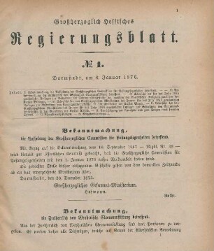 8. Januar-30. December = No. 1-56