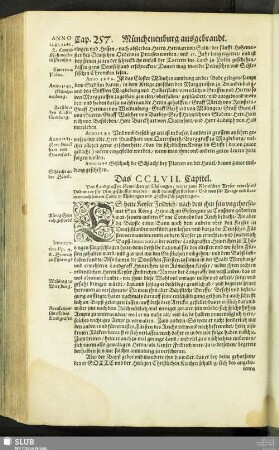 Das CCLVII. Capitel