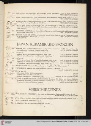 Verschiedenes (Nr. 328-331)