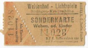 Weidenhof-Lichtspiele Solingen