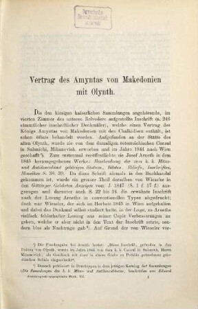Archaeologisch-epigraphische Mittheilungen aus Oesterreich-Ungarn. 7, 7. 1883