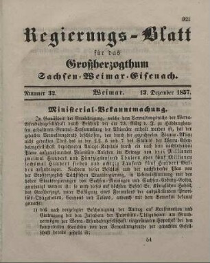Nr. 32 : 13. Dezember 1857
