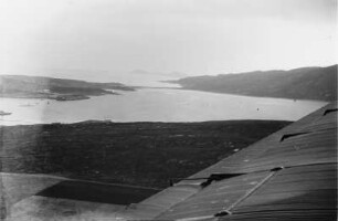 Luftbildaufnahme der norwegischen Küste : Blick auf die Küste Norwegens.