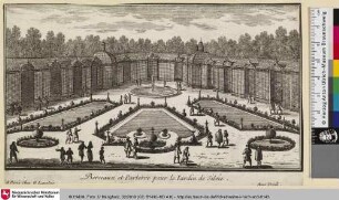 Berceaux et Parterre pour le Iardin de Silvie