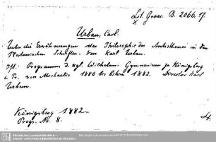 Literatura Graeca B 2066,17