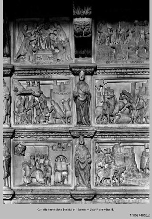 Grabmal des Guido Tarlati : Grabmal des Guido Tarlati: Szenen aus der Vita
