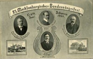27. Mecklenburgsiches Bundessängerfest 1914