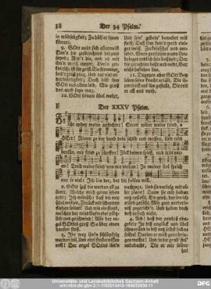Der XXXV Psalm.